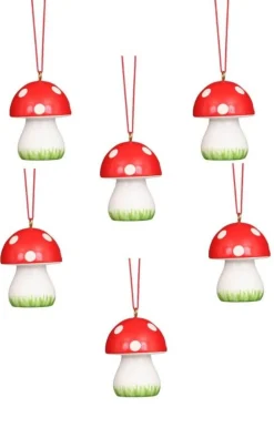 Christian Ulbricht Frühlingsdeko*Pilze zum Hängen, 6 Stück, 4 cm von