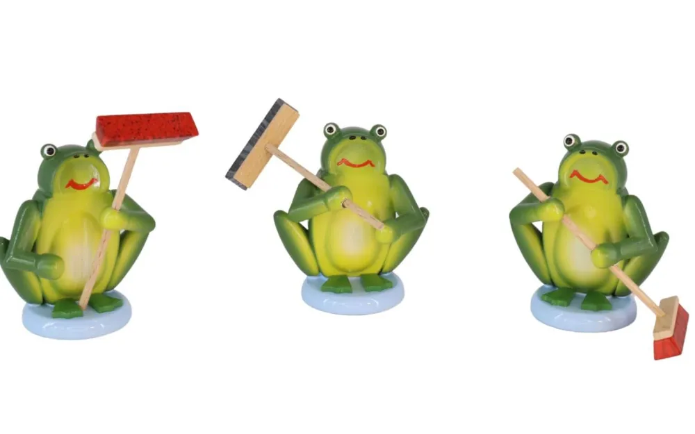 SEIFFENcom by Nestler GmbH Tierfiguren*Putzfrösche, 3 - teilig, von SEIFFEN.COM