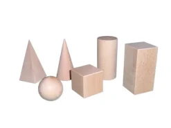 Holzspielwaren Ebert Lernspielzeug*Raumkörpersatz aus Holz, 6-teilig von Ebert GmbH