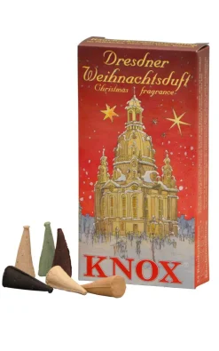 KNOX - Apotheker Hermann Zwetz Räucherkerzen*Räucherkerzen - Dresdner Weihnachtsduft, 24 Stück von KNOX