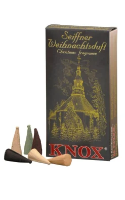 KNOX - Apotheker Hermann Zwetz Räucherkerzen*Räucherkerzen - Seiffener Weihnachtsduft, 24 Stück von KNOX