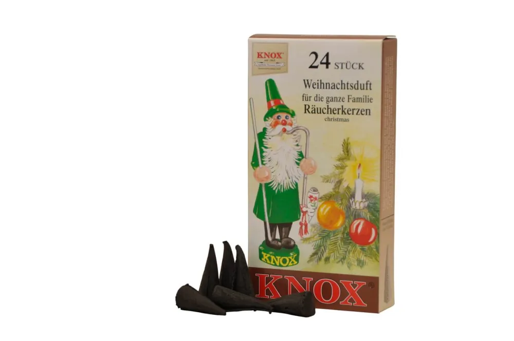 KNOX - Apotheker Hermann Zwetz Neuheiten | Räucherkerzen*Räucherkerzen - Weihnachtsduft, 24 Stück von KNOX