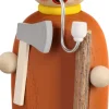 Seiffener Volkskunst eG Räuchermännchen*Räuchermann Holzsammler, 14 cm von