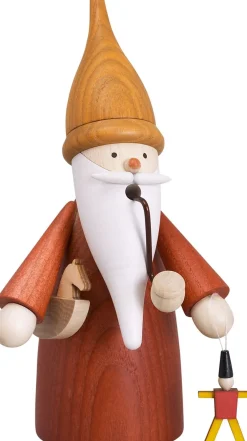 Seiffener Volkskunst eG Neuheiten | Räuchermännchen*Räuchermann Spielzeugwichtel, 16 cm von
