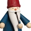 Seiffener Volkskunst eG Neuheiten*Räuchermann Traditionswichtel, blau, 16 cm von