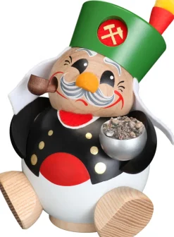 Seiffener Volkskunst eG Räuchermännchen*Räuchermännchen - Kugelräuchermann Bergmann von