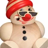 Seiffener Volkskunst eG Räuchermännchen*Räuchermännchen - Kugelräuchermann Cool-Man mit Mütze von