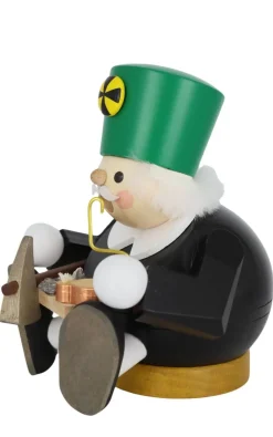 Richard Glässer GmbH Räuchermännchen*Räuchermännchen - Kugelräuchermann Bergmann, sitzend von Richard Glässer
