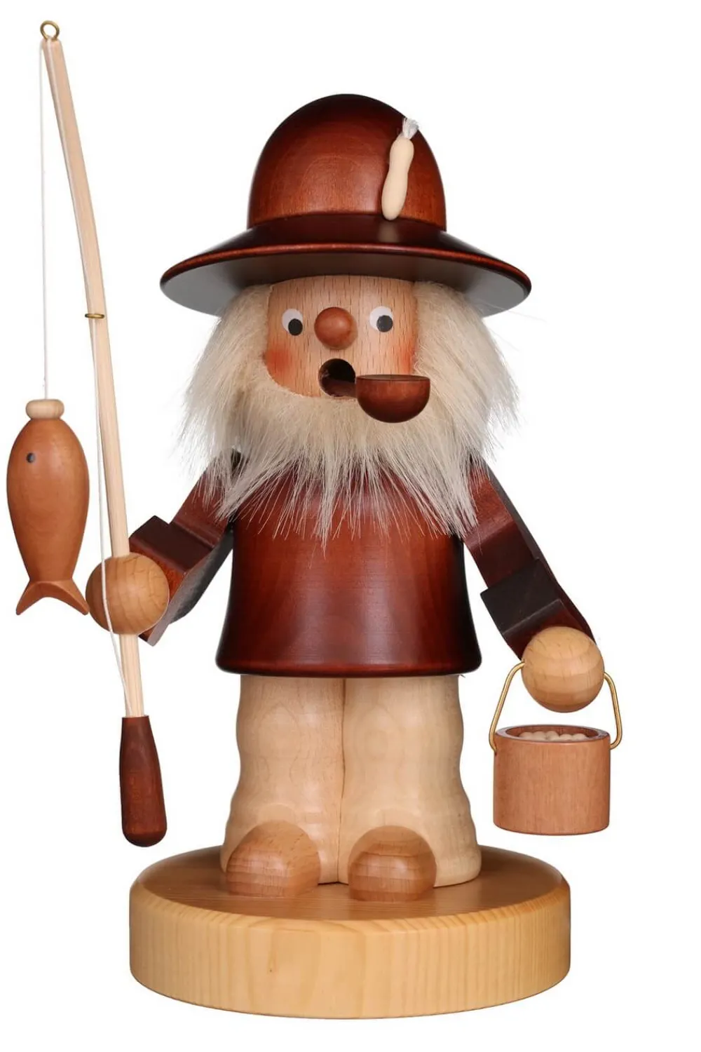 Christian Ulbricht Räuchermännchen*Räuchermännchen Angler, , 20 cm von