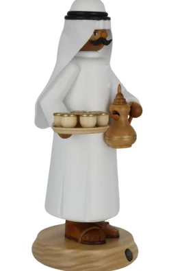 Müller Kleinkunst Neuheiten*Räuchermännchen Araber mit Kaffeekanne, 27 cm von