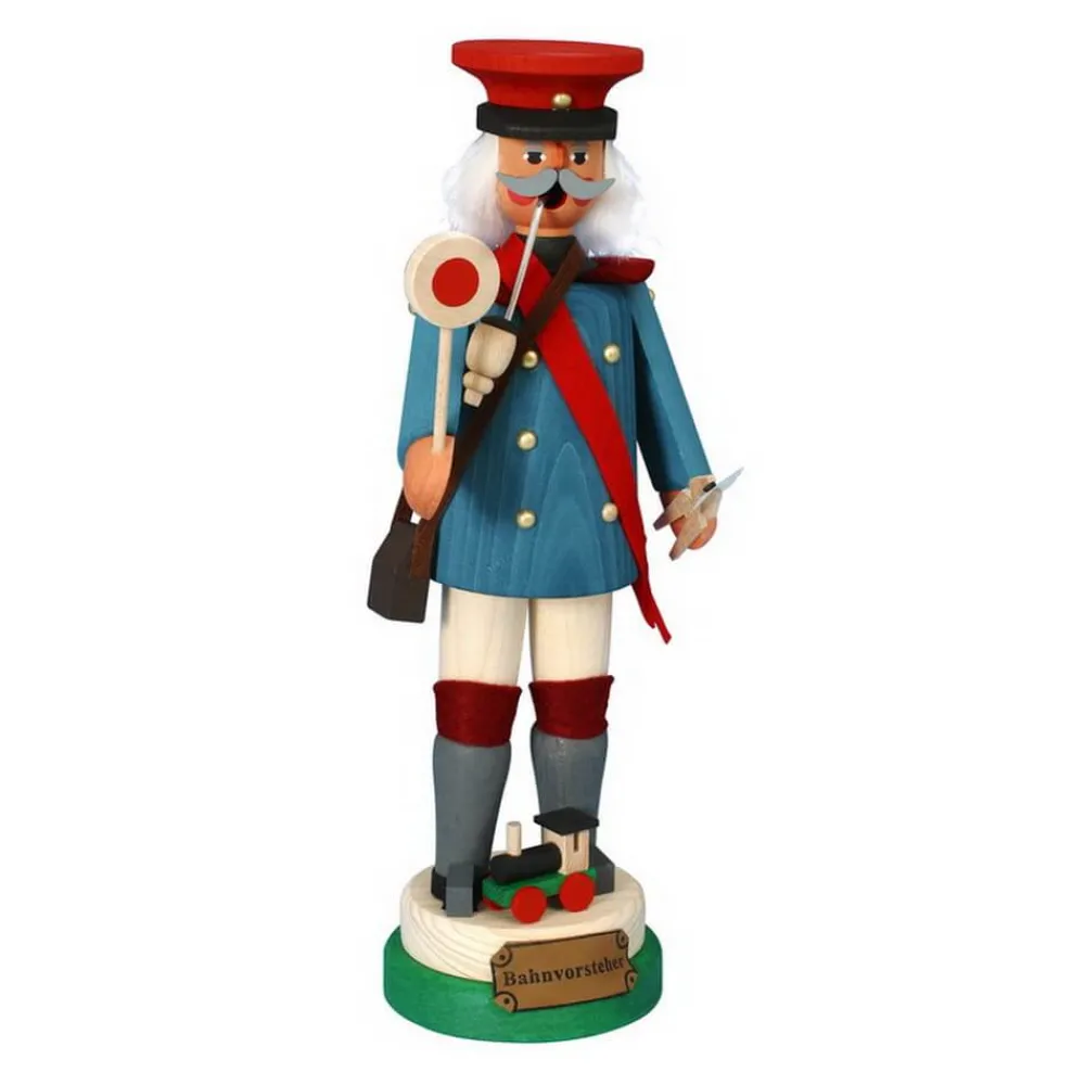 Karl Werner Räuchermännchen*Räuchermännchen Bahnvorsteher von