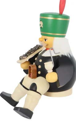 Müller Kleinkunst Räuchermännchen*Räuchermännchen Bergmann mit Erz, sitzend, 14 cm von