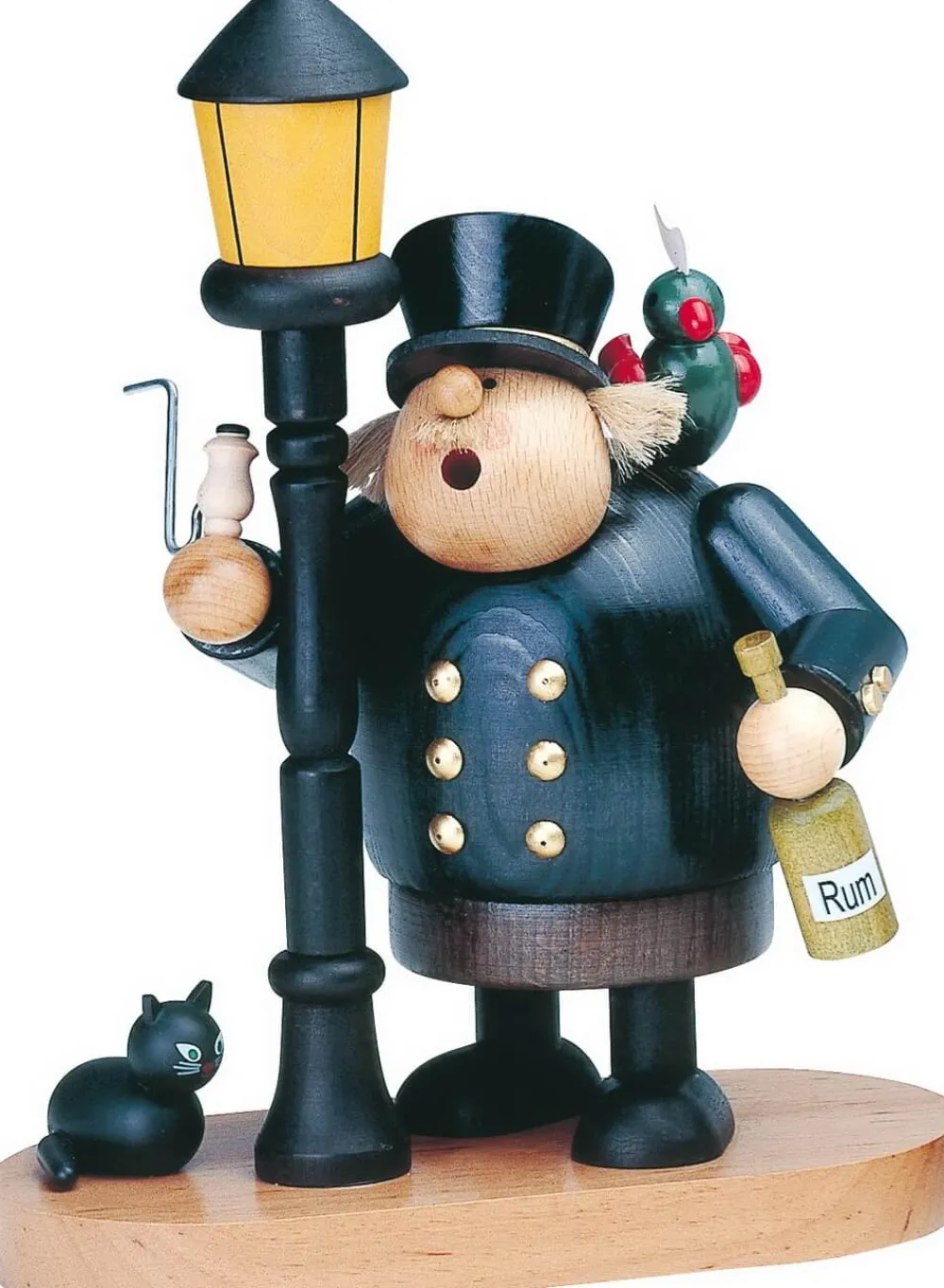 KWO Räuchermännchen*Räuchermännchen Betrunkener Kapitän, 23 cm von
