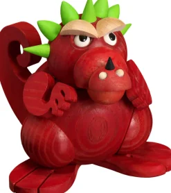 Seiffener Volkskunst eG Räuchermännchen*Räuchermännchen Drache Junior Halbstark von