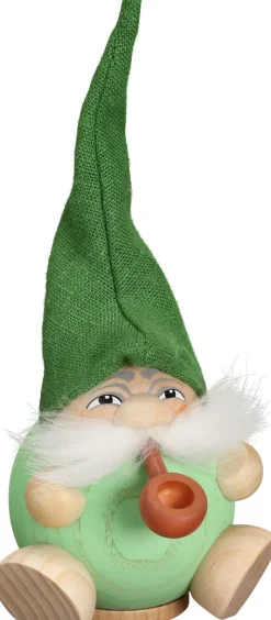 Seiffener Volkskunst eG Auslaufartikel*Räuchermännchen Duftzwerg Minze, 19 cm von