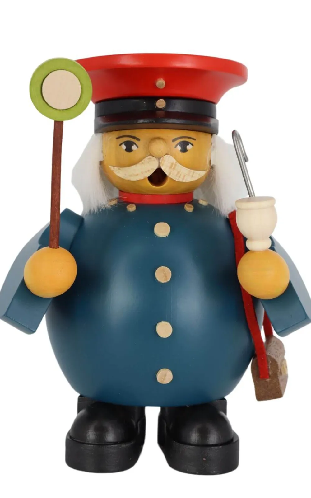 Müller Kleinkunst Räuchermännchen*Räuchermännchen Eisenbahner, 14 cm von