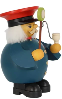 Müller Kleinkunst Räuchermännchen*Räuchermännchen Eisenbahner, 14 cm von