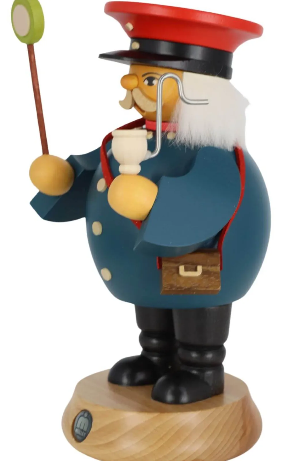 Müller Kleinkunst Räuchermännchen*Räuchermännchen Eisenbahner, 17 cm von