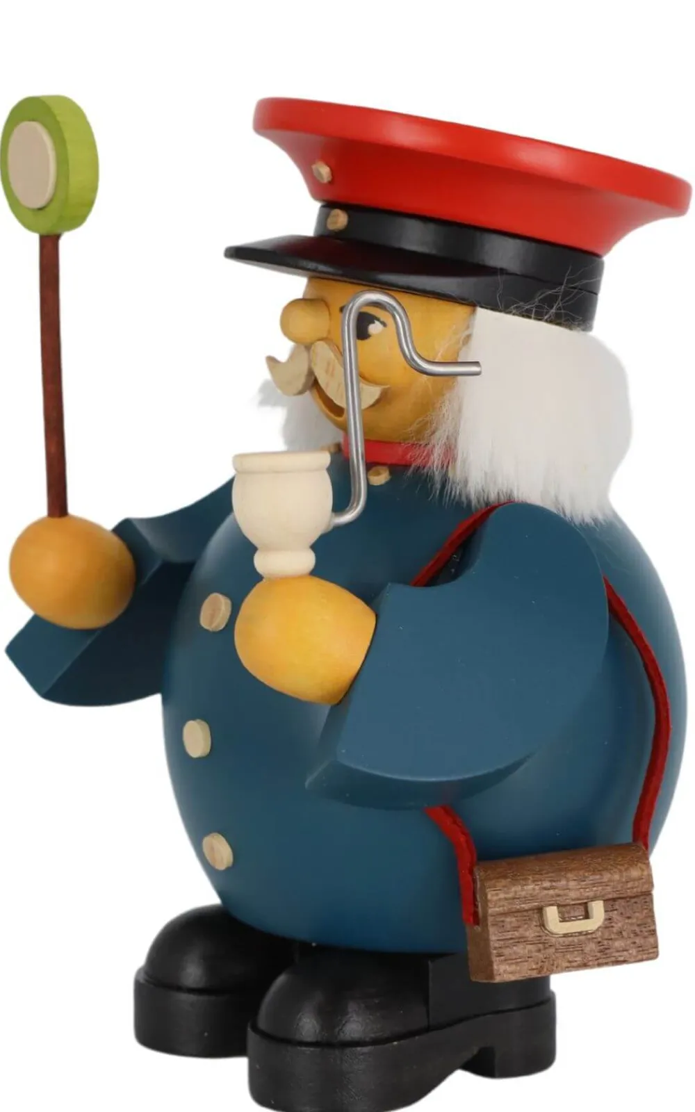 Müller Kleinkunst Räuchermännchen*Räuchermännchen Eisenbahner, 14 cm von