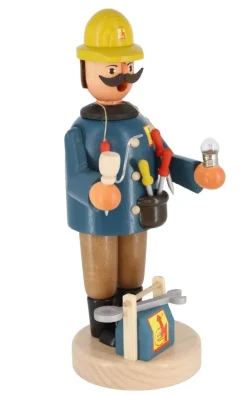 Karl Werner Räuchermännchen*Räuchermännchen Elektriker, 21 cm von
