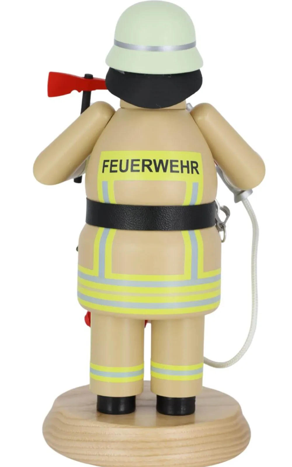 Müller Kleinkunst Räuchermännchen*Räuchermännchen Feuerwehrmann in safaribeige, 24 cm, von