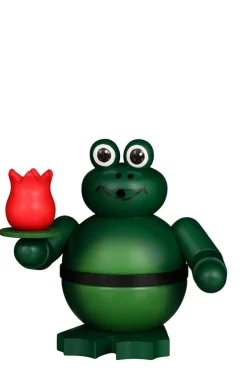 Christian Ulbricht Auslaufartikel | Räuchermännchen*Räuchermännchen Frosch, 14 cm von
