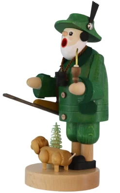 Richard Glässer GmbH Neuheiten | Räuchermännchen*Räuchermännchen Förster mit Dackel, 19 cm von Richard Glässer