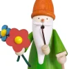 Seiffener Volkskunst eG Räuchermännchen*Räuchermännchen Gartenwichtel, 16 cm von