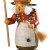 Müller Kleinkunst Räuchermännchen*Räuchermännchen Halloween Hexe mit Kürbis von