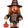Christian Ulbricht Räuchermännchen*Räuchermännchen Halloween Hexe, 21 cm von