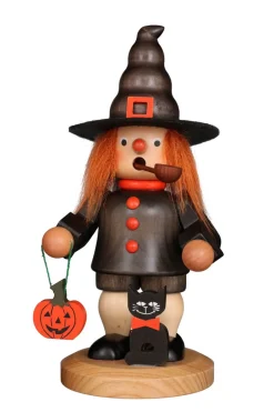 Christian Ulbricht Räuchermännchen*Räuchermännchen Halloween Hexe, 21 cm von