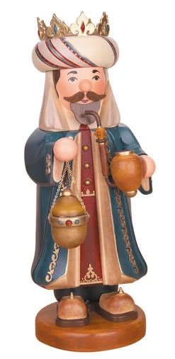 Hubrig Volkskunst Neuheiten | Räuchermännchen*Räuchermännchen Heilige Drei Könige Balthasar, 35 cm von