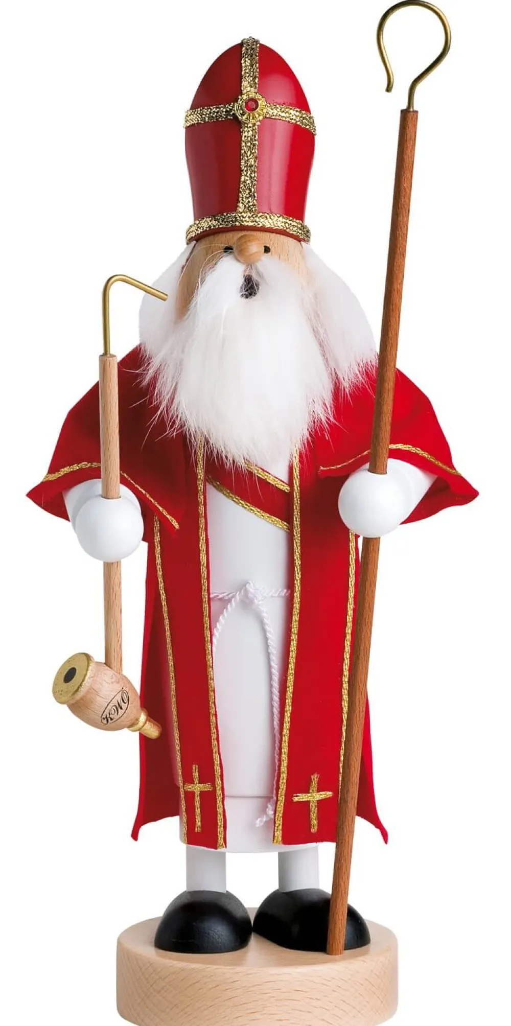 KWO Räuchermännchen*Räuchermännchen Heiliger St. Nikolaus, 29 cm von