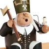KWO Kantenhocker*Räuchermännchen Kantenhocker Bergmann, 18 cm von