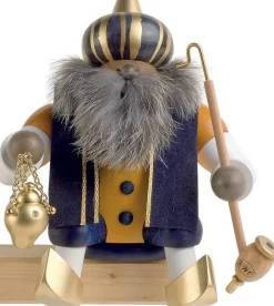 KWO Kantenhocker*Räuchermännchen Kantenhocker Melchior, 18 cm von
