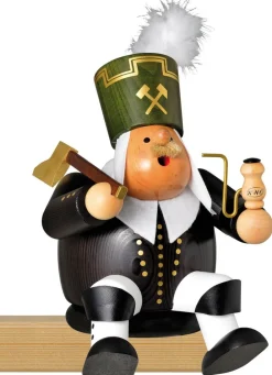 KWO Kantenhocker | Räuchermännchen*Räuchermännchen Kantenhocker Bergmann, 27 cm von
