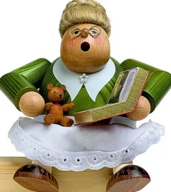KWO Kantenhocker*Räuchermännchen Kantenhocker Märchentante, 16 cm von