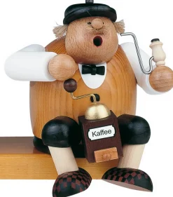 KWO Neuheiten | Kantenhocker*Räuchermännchen Kantenhocker Kaffeesachse, 15 cm von