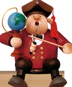 KWO Neuheiten*Räuchermännchen Kantenhocker Professor, 16 cm von