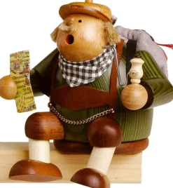 KWO Neuheiten | Kantenhocker*Räuchermännchen Kantenhocker Tourist, 14 cm von