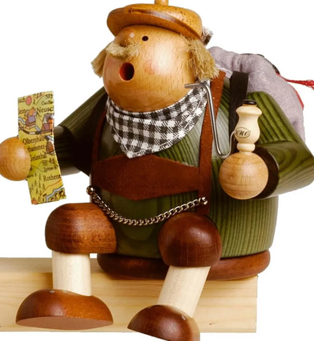 KWO Neuheiten | Kantenhocker*Räuchermännchen Kantenhocker Tourist, 14 cm von