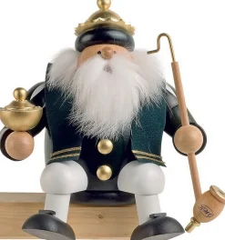 KWO Neuheiten | Kantenhocker*Räuchermännchen Kantenhocker Balthasar, 17 cm, farbig von