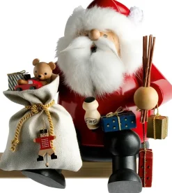 KWO Neuheiten | Kantenhocker*Räuchermännchen Kantenhocker Weihnachtsmann, 24 cm von