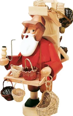 KWO Räuchermännchen*Räuchermännchen Korbhändler, 45 cm von