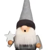 Christian Ulbricht Räuchermännchen*Räuchermännchen Kugelzwerg grau, 25 cm von
