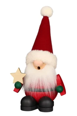 Christian Ulbricht Räuchermännchen*Räuchermännchen Kugelzwerg rot, 25 cm von