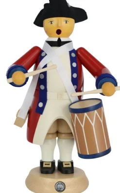 Müller Kleinkunst Räuchermännchen*Räuchermännchen Militär-Trommler Virginia State Garrison Regiment von