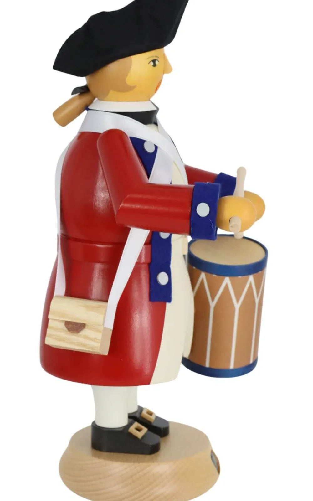 Müller Kleinkunst Räuchermännchen*Räuchermännchen Militär-Trommler Virginia State Garrison Regiment von