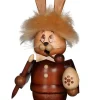 Christian Ulbricht Räuchermännchen*Räuchermännchen Miniwichtel Osterhase Eiermaler, 17 cm von