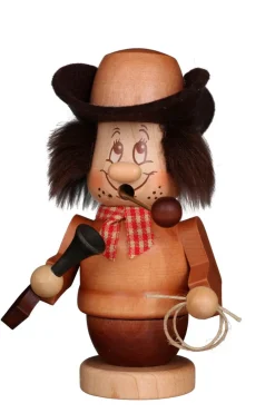 Christian Ulbricht Räuchermännchen*Räuchermännchen Miniwichtel Cowboy, 14 cm von